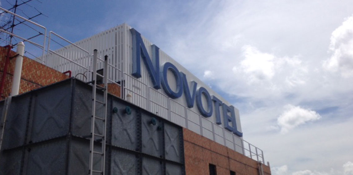 Novotel Signage Structure