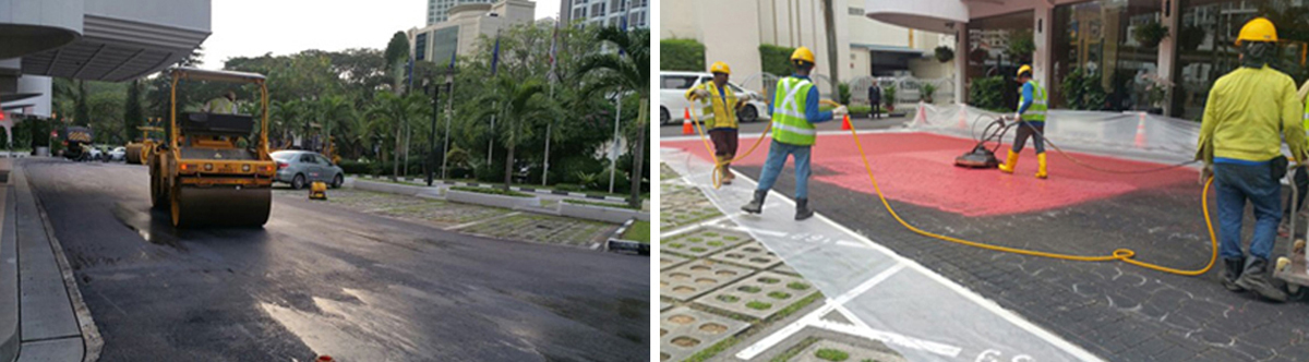 Road Re-Surfacing King's Hotel